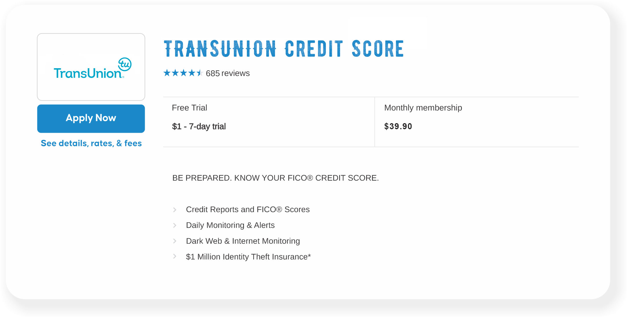 how to check transunion credit score for free